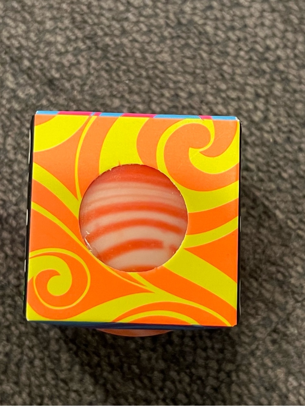 NEEDOH The Groovy Glob Swirl - Orange & White